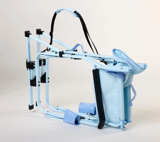 Portable Folding Rocking Chair Smooth Motion All Terrain Heavy Duty 300lbs Support