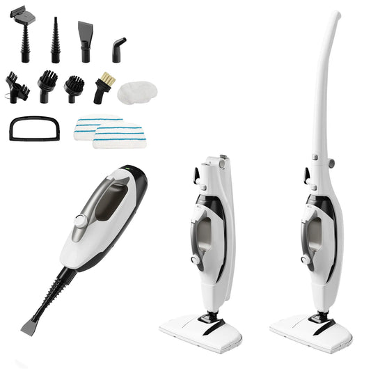 10 in 1 Steam Mop Chemical Free Deep Clean Multi Surface Detachable Handheld Cleaner Fast Heat
